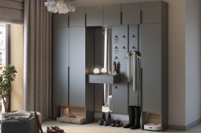МЕБЕЛЬСОН К32 Прихожая (графит) в Карталах - kartaly.ok-mebel.com | фото