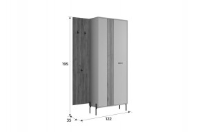 МЕБЕЛЬСОН К8 Прихожая в Карталах - kartaly.ok-mebel.com | фото 2