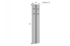 МЕРСИ Прихожая (модульная) белое дерево в Карталах - kartaly.ok-mebel.com | фото 2