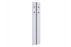 МЕРСИ Вешалка 2 (белое дерево) в Карталах - kartaly.ok-mebel.com | фото