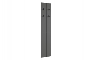 МЕРСИ Вешалка 2 (графит) в Карталах - kartaly.ok-mebel.com | фото