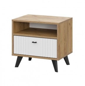 МИЛАН Детская (Дуб Золотой/Белый матовый) в Карталах - kartaly.ok-mebel.com | фото 12