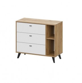 МИЛАН Детская (Дуб Золотой/Белый матовый) в Карталах - kartaly.ok-mebel.com | фото 14