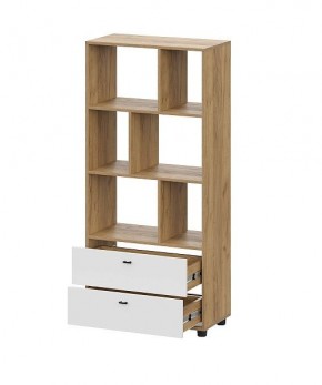 МИЛАН Детская (Дуб Золотой/Белый матовый) в Карталах - kartaly.ok-mebel.com | фото 26