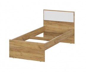 МИЛАН Детская (Дуб Золотой/Белый матовый) в Карталах - kartaly.ok-mebel.com | фото 3