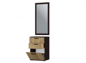 Прихожая Сафари модульная (Венге/Дуб Крафт Золотой) в Карталах - kartaly.ok-mebel.com | фото 3