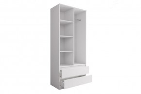 МОРИ МШ 900.2 Шкаф с 2мя дв и 2мя ящ. (белый) в Карталах - kartaly.ok-mebel.com | фото 3