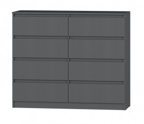 МС "Хилтон" Комод №3 1200 (8 ящ.) графит в Карталах - kartaly.ok-mebel.com | фото 2