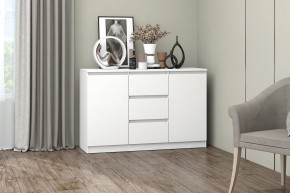 МС "Хилтон" Комод №4 1200 (белый текстурный) в Карталах - kartaly.ok-mebel.com | фото