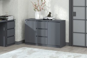 МС "Хилтон" Комод №4 1200 (графит) в Карталах - kartaly.ok-mebel.com | фото