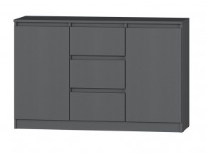МС "Хилтон" Комод №4 1200 (графит) в Карталах - kartaly.ok-mebel.com | фото 2