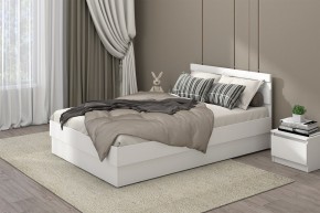 МС "Хилтон" Кровать 1,2 (Белый текстурный) в Карталах - kartaly.ok-mebel.com | фото