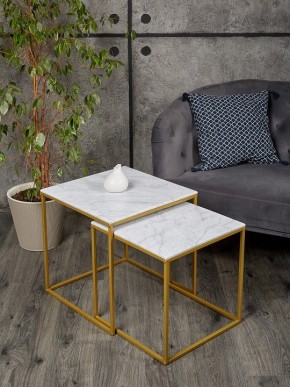 Набор из 2 столов журнальных МеталлАрт М002 в Карталах - kartaly.ok-mebel.com | фото 11