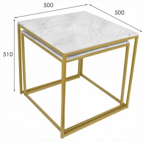 Набор из 2 столов журнальных МеталлАрт М002 в Карталах - kartaly.ok-mebel.com | фото 13