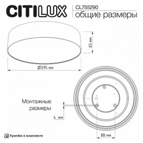 Накладной светильник Citilux BART CL755290 в Карталах - kartaly.ok-mebel.com | фото 7