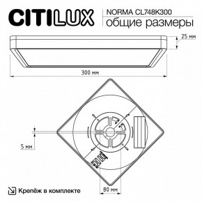 Накладной светильник Citilux Norma CL748K300 в Карталах - kartaly.ok-mebel.com | фото 7