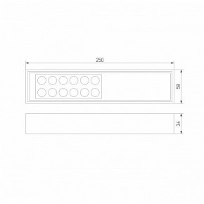 Накладной светильник Elektrostandard Tend a068850 в Карталах - kartaly.ok-mebel.com | фото 3