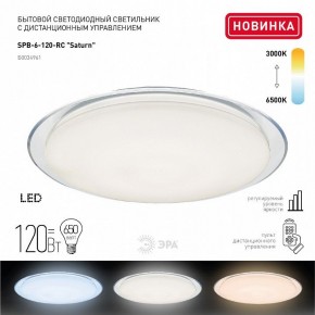 Накладной светильник Эра Классик SPB-6-120-RC Saturn (С) в Карталах - kartaly.ok-mebel.com | фото 3