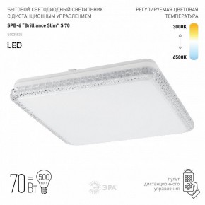 Накладной светильник Эра Классик SPB-6 Brilliance Slim S 70 в Карталах - kartaly.ok-mebel.com | фото 2