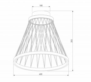 Накладной светильник Eurosvet Cesta 40018/1 LED коричневый в Карталах - kartaly.ok-mebel.com | фото 4