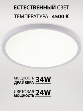Накладной светильник Natali Kovaltseva PLAIN LED LAMPS 81113/3C в Карталах - kartaly.ok-mebel.com | фото 3