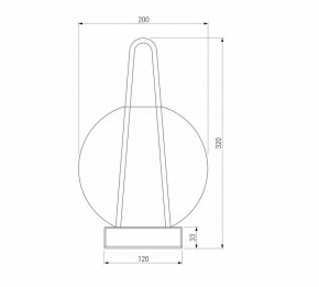 Настольная лампа декоративная Eurosvet Frasco 80507/1 черный в Карталах - kartaly.ok-mebel.com | фото 3