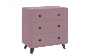 НИКОЛЬ Комод 3 ящика (розовый) в Карталах - kartaly.ok-mebel.com | фото