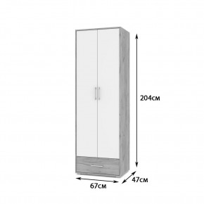 ОЛИВИЯ Детская (модульная) дуб серый/белый в Карталах - kartaly.ok-mebel.com | фото 17