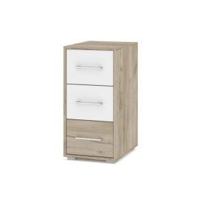 ОЛИВИЯ О62 Комод-тумба (дуб серый/белый) в Карталах - kartaly.ok-mebel.com | фото