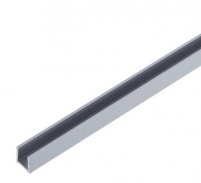 Планка торцевая "П" 4 мм для стеновой панели (алюминий) в Карталах - kartaly.ok-mebel.com | фото