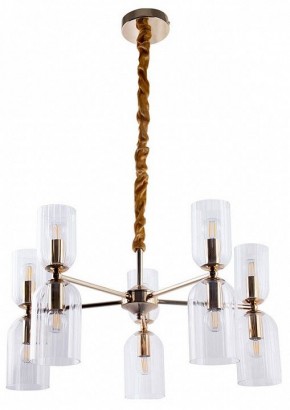 Подвесная люстра Arte Lamp Charm A1623LM-10GO в Карталах - kartaly.ok-mebel.com | фото