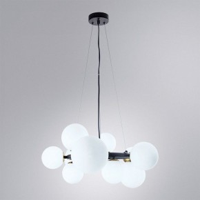 Подвесная люстра Arte Lamp Gemini A2243SP-10BK в Карталах - kartaly.ok-mebel.com | фото 3
