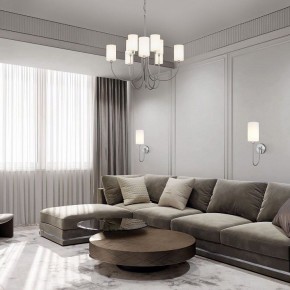 Подвесная люстра Eurosvet Abbey 60164/10 никель Smart в Карталах - kartaly.ok-mebel.com | фото 5