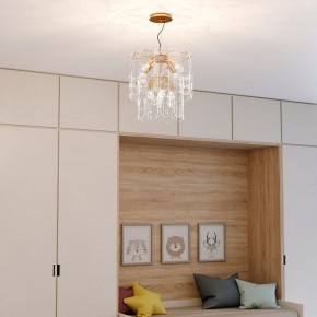Подвесная люстра Eurosvet Claire 60170/8 золото в Карталах - kartaly.ok-mebel.com | фото 4