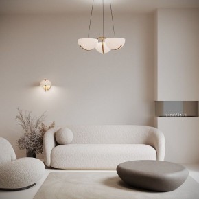 Подвесная люстра Eurosvet Emisfero 50083/3 LED золото в Карталах - kartaly.ok-mebel.com | фото 4