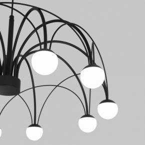 Подвесная люстра Eurosvet Ragno 90034/10 LED черный в Карталах - kartaly.ok-mebel.com | фото 6