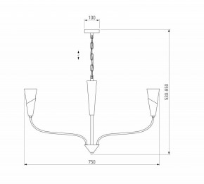 Подвесная люстра Eurosvet Rhyton 60167/6 никель в Карталах - kartaly.ok-mebel.com | фото 5