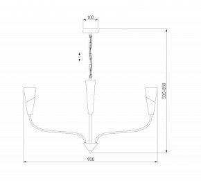 Подвесная люстра Eurosvet Rhyton 60167/8 латунь в Карталах - kartaly.ok-mebel.com | фото 6