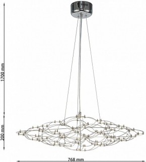 Подвесная люстра Favourite Thinner 4305-8P в Карталах - kartaly.ok-mebel.com | фото 5