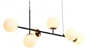 Подвесная люстра iLamp Golden 9136P/6 BK-WH в Карталах - kartaly.ok-mebel.com | фото