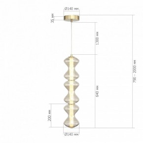 Подвесная люстра ST-Luce SPINE SL6136.213.01 в Карталах - kartaly.ok-mebel.com | фото 4