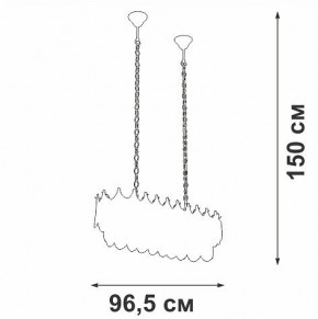 Подвесная люстра Vitaluce V5813 V5813-8/11 в Карталах - kartaly.ok-mebel.com | фото 4