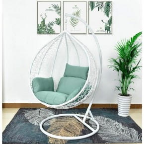 Подвесное кресло AFM-168A-XL White/Green в Карталах - kartaly.ok-mebel.com | фото