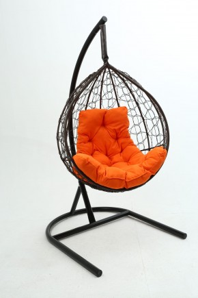 Подвесное кресло Бароло (коричневый/оранжевый) в Карталах - kartaly.ok-mebel.com | фото