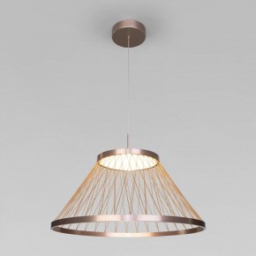 Подвесной светильник Eurosvet Cesta 40017/1 LED коричневый в Карталах - kartaly.ok-mebel.com | фото 2