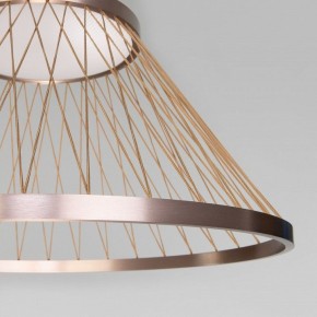 Подвесной светильник Eurosvet Cesta 40017/1 LED коричневый в Карталах - kartaly.ok-mebel.com | фото 6