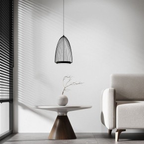 Подвесной светильник Eurosvet Comodita 40009/1 LED черный в Карталах - kartaly.ok-mebel.com | фото 4