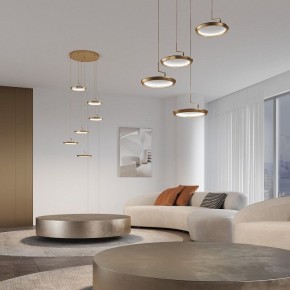 Подвесной светильник Eurosvet Crespella 90034/6 золото в Карталах - kartaly.ok-mebel.com | фото 4