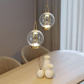 Подвесной светильник Eurosvet Frasco 50267/1 LED латунь в Карталах - kartaly.ok-mebel.com | фото 4