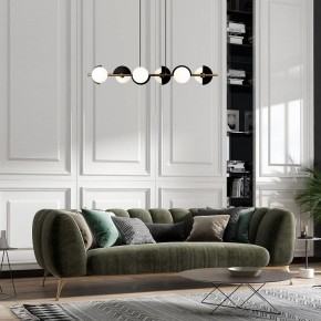 Подвесной светильник Eurosvet Moity 70149/6 черный/латунь Smart в Карталах - kartaly.ok-mebel.com | фото 4